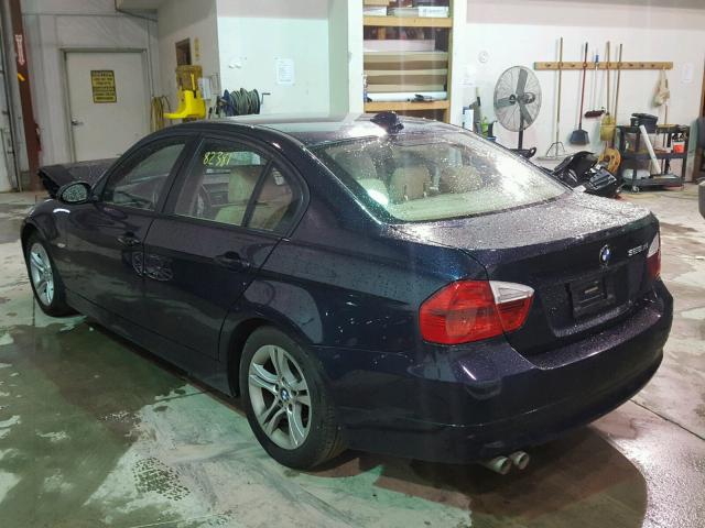 WBAVC93597KX55684 - 2007 BMW 328 XI BLUE photo 3