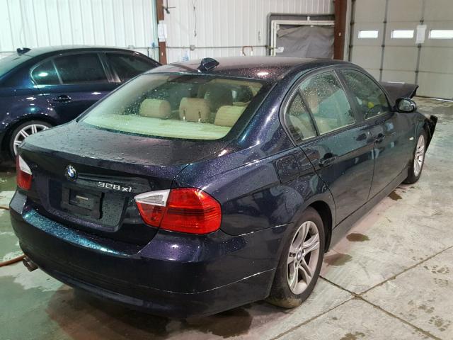 WBAVC93597KX55684 - 2007 BMW 328 XI BLUE photo 4