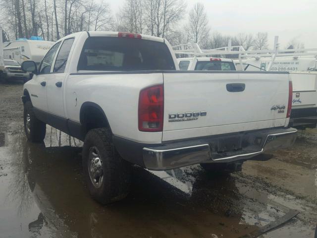 3D7LU38C13G772594 - 2003 DODGE RAM 3500 S WHITE photo 3