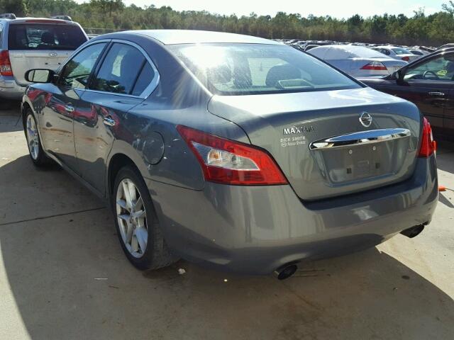 1N4AA51E49C837358 - 2009 NISSAN MAXIMA GRAY photo 3