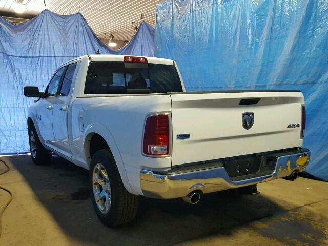 1C6RR7JT7JS120633 - 2018 RAM 1500 LARAM WHITE photo 3