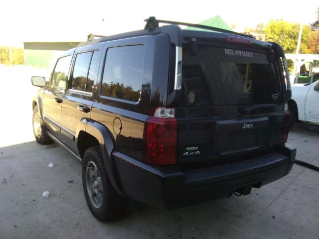 1J8HG48K48C128000 - 2008 JEEP COMMANDER BLACK photo 3