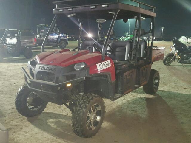 4XAWH76A5A2162196 - 2010 POLARIS RANGER 800 RED photo 2