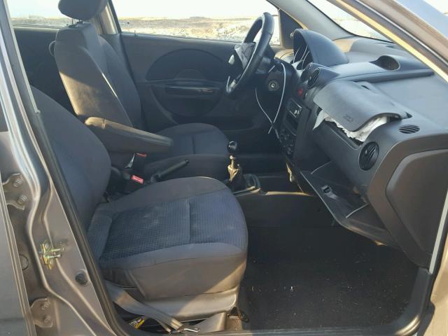 KL1TD66687B718238 - 2007 CHEVROLET AVEO BASE 灰色 照片 3