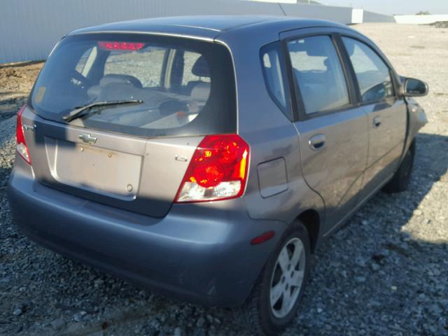 KL1TD66687B718238 - 2007 CHEVROLET AVEO BASE 灰色 照片 6