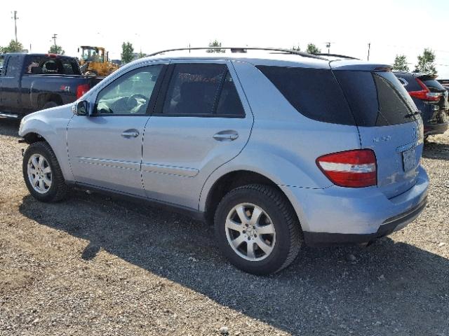 4JGBB86E26A058792 - 2006 MERCEDES-BENZ ML 350 SILVER photo 3