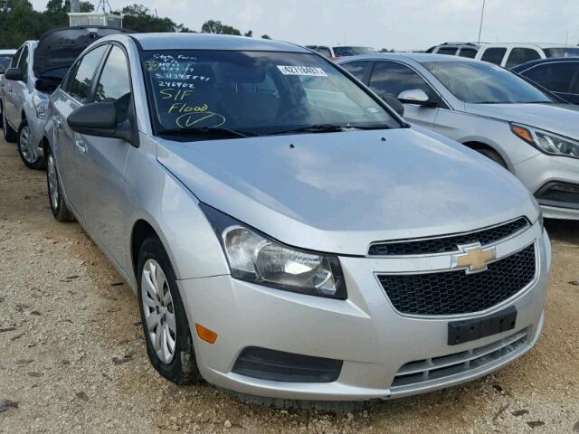 1G1PC5SH8B7246402 - 2011 CHEVROLET CRUZE SILVER photo 1