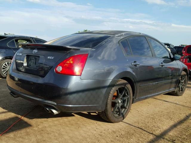 1N4BA41E78C805274 - 2008 NISSAN MAXIMA SE GRAY photo 4