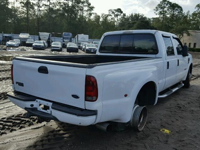 1FTWW32F32EC12649 - 2002 FORD F350 SUPER WHITE photo 4