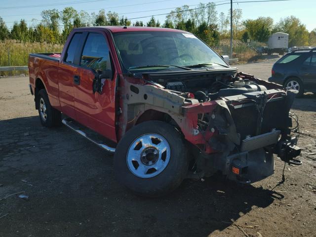 1FTRX14W58FC13557 - 2008 FORD F150 RED photo 1