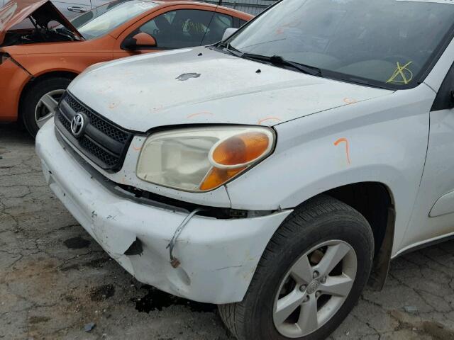 JTEGD20V850072299 - 2005 TOYOTA RAV4 WHITE photo 9