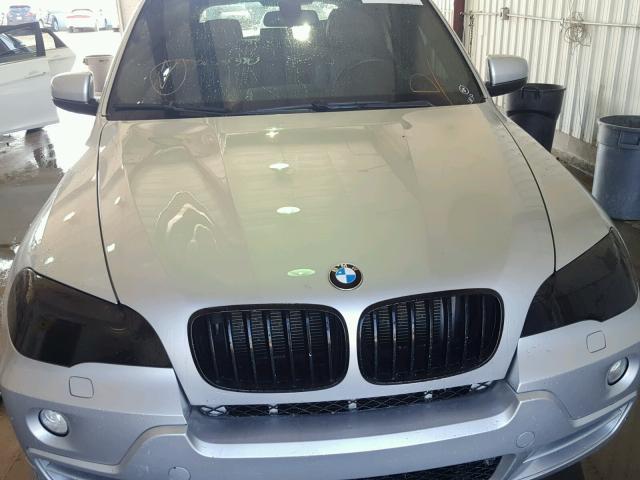 4USFE83527LY63144 - 2007 BMW X5 4.8I SILVER photo 9