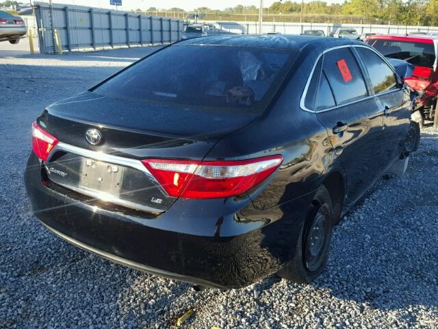 4T1BF1FK8GU144416 - 2016 TOYOTA CAMRY LE BLACK photo 4