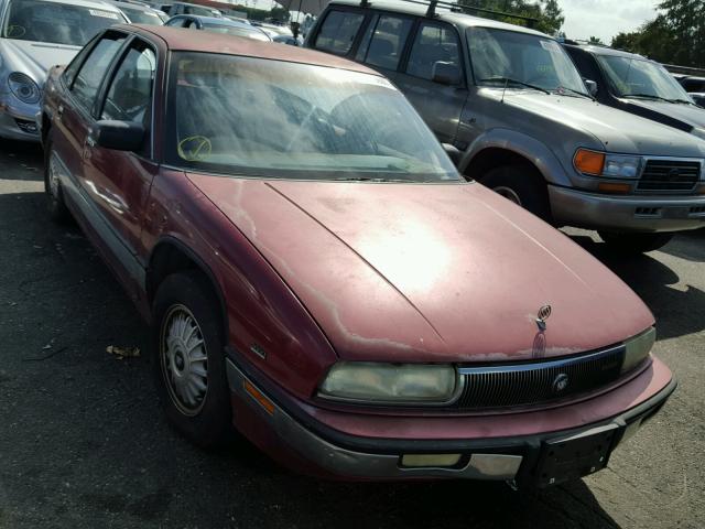 2G4WD54LXM1814341 - 1991 BUICK REGAL RED photo 1