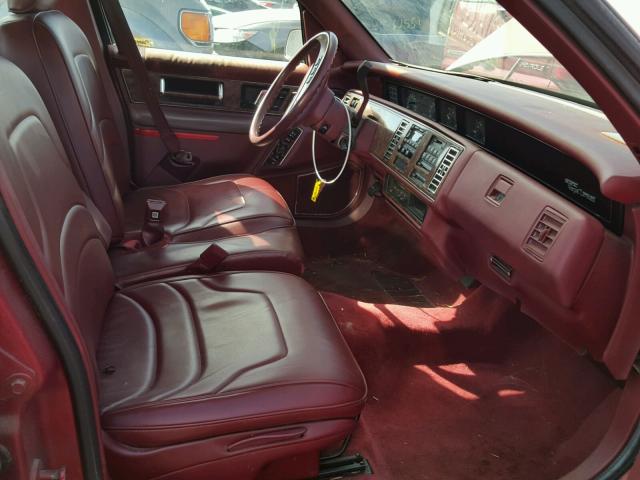 2G4WD54LXM1814341 - 1991 BUICK REGAL RED photo 5