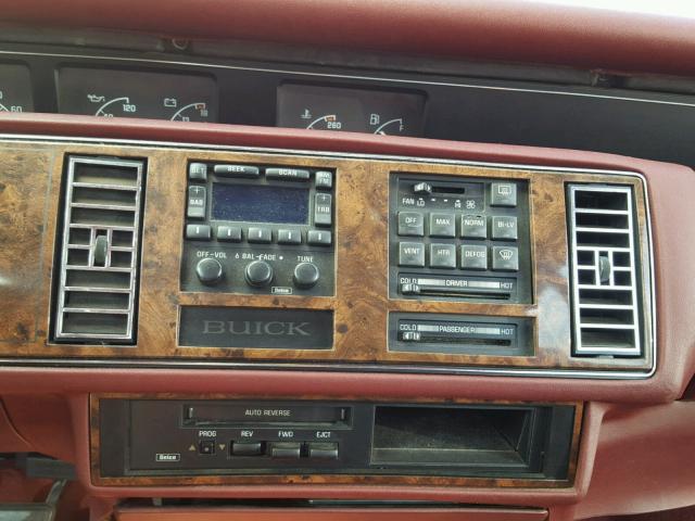 2G4WD54LXM1814341 - 1991 BUICK REGAL RED photo 9