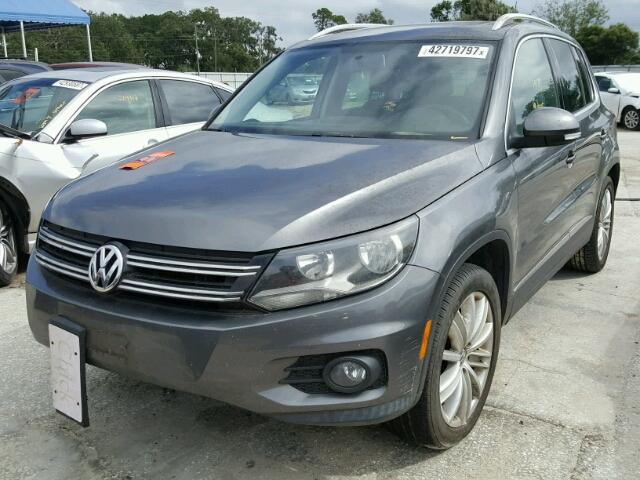 WVGAV7AX3CW005491 - 2012 VOLKSWAGEN TIGUAN S GRAY photo 2