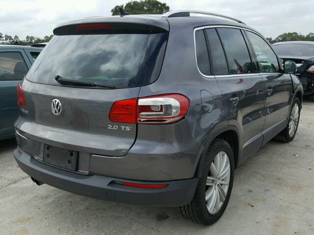 WVGAV7AX3CW005491 - 2012 VOLKSWAGEN TIGUAN S GRAY photo 4