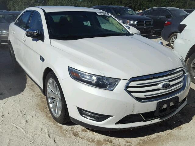 1FAHP2F87FG101145 - 2015 FORD TAURUS LIM WHITE photo 1