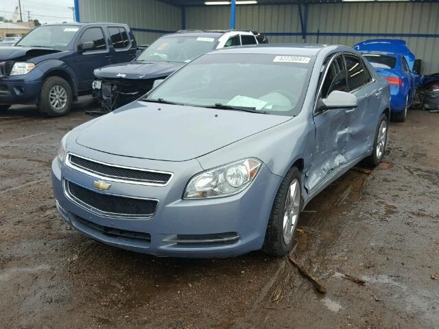 1G1ZH57B09F230077 - 2009 CHEVROLET MALIBU 1LT BLUE photo 2