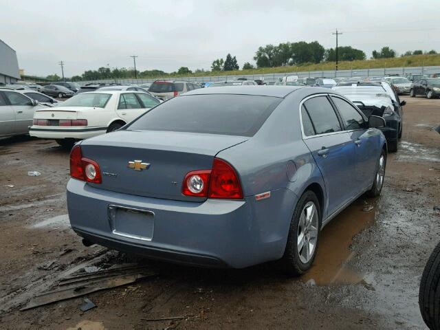 1G1ZH57B09F230077 - 2009 CHEVROLET MALIBU 1LT BLUE photo 4