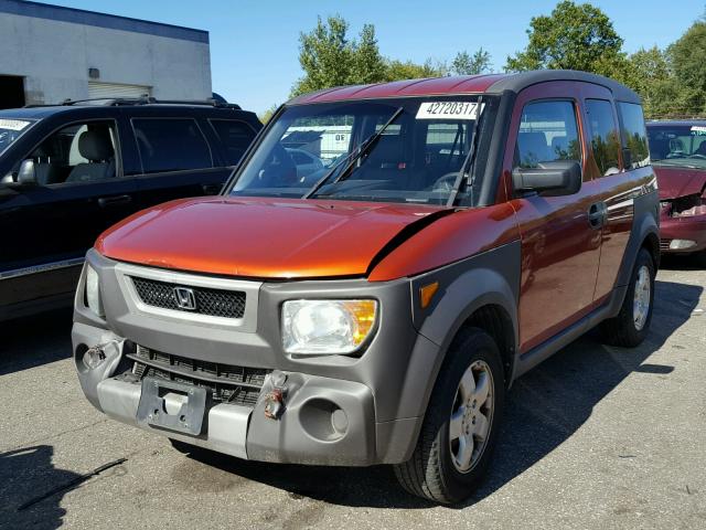 5J6YH28573L037079 - 2003 HONDA ELEMENT ORANGE photo 2