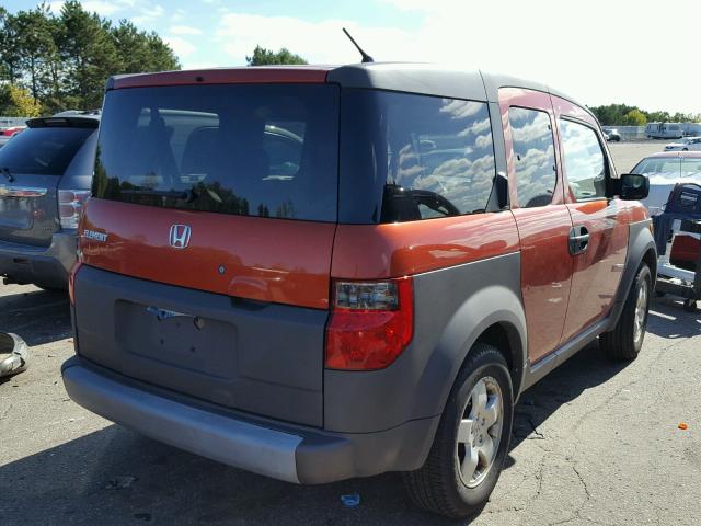 5J6YH28573L037079 - 2003 HONDA ELEMENT ORANGE photo 4