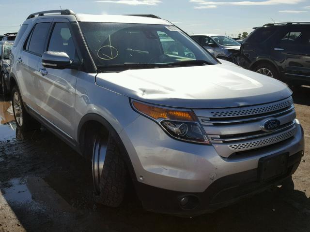 1FM5K8F82DGB99623 - 2013 FORD EXPLORER L SILVER photo 1