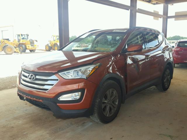 5XYZU3LB6GG380170 - 2016 HYUNDAI SANTA FE S ORANGE photo 2