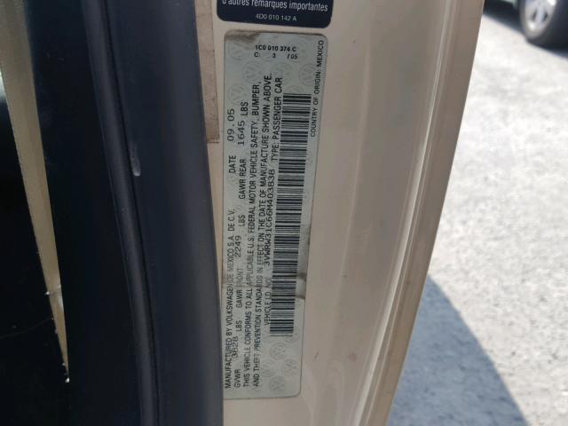 3VWRW31C66M403838 - 2006 VOLKSWAGEN NEW BEETLE Krem foto 10