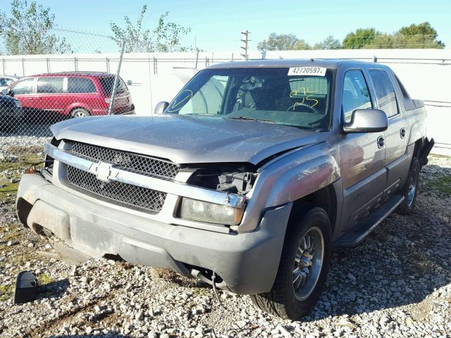 3GNEC13T72G105214 - 2002 CHEVROLET AVALANCHE TAN photo 2