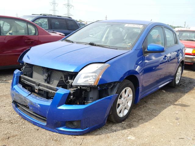 3N1AB6AP6BL673638 - 2011 NISSAN SENTRA 2.0 BLUE photo 2