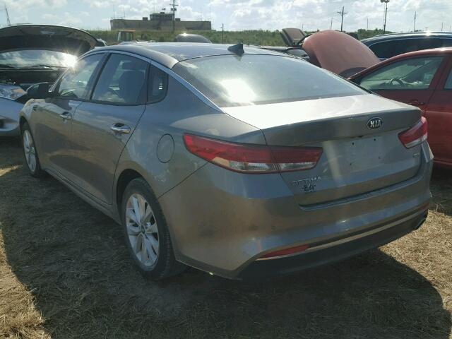 5XXGU4L38JG198049 - 2018 KIA OPTIMA GRAY photo 3