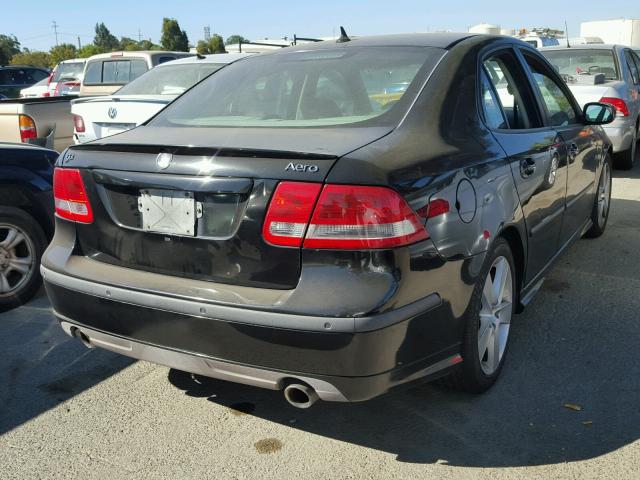 YS3FH41U161124155 - 2006 SAAB 9-3 AERO BLACK photo 4