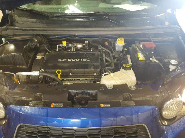 1G1JA5SH2E4135099 - 2014 CHEVROLET SONIC LS BLUE photo 7