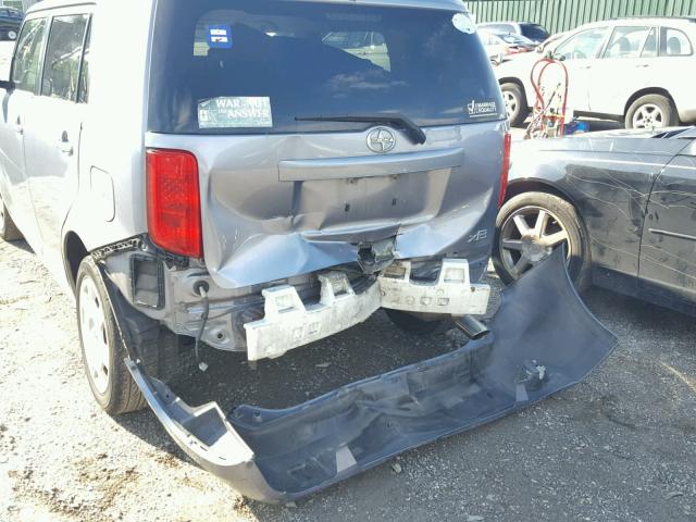 JTLKE50E991066464 - 2009 TOYOTA SCION XB Grau Foto 9