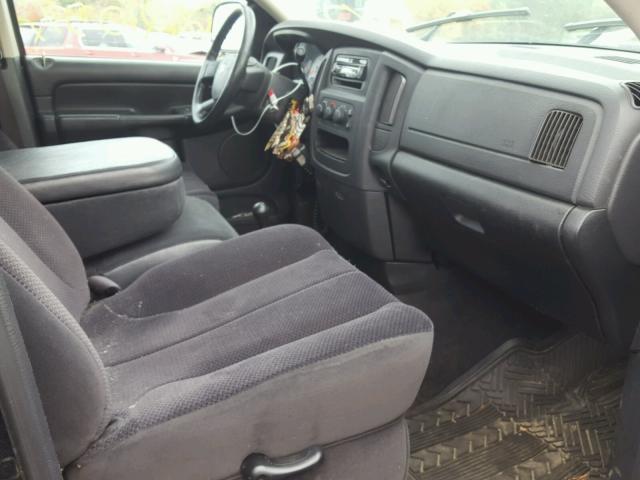 3D7KU28D64G161086 - 2004 DODGE RAM 2500 S BLACK photo 5