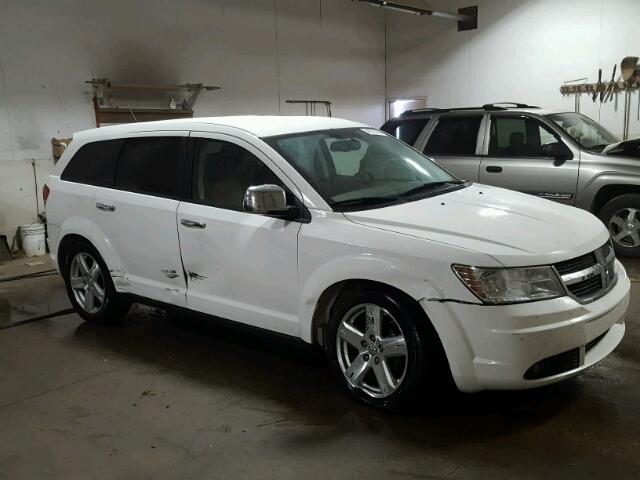 3D4GG57VX9T152170 - 2009 DODGE JOURNEY WHITE photo 1