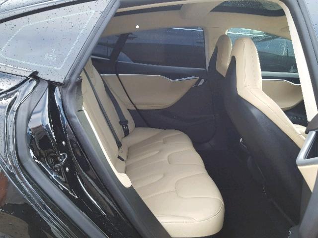 5YJSA1H16EFP40718 - 2014 TESLA MODEL S BLACK photo 6