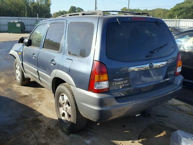 4F2YU081X1KM33268 - 2001 MAZDA TRIBUTE BLUE photo 3