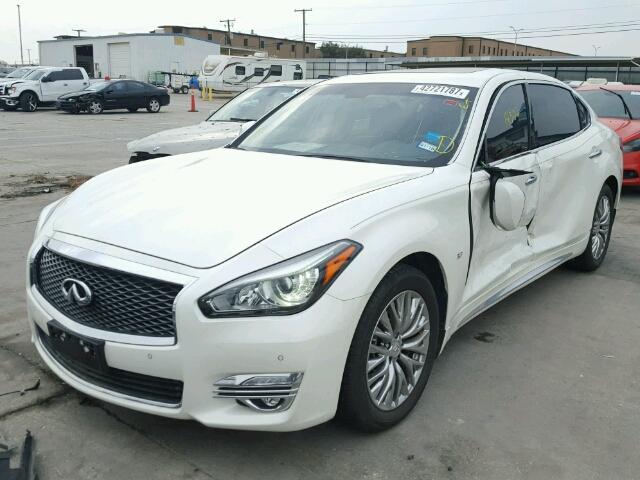 JN1BY1PP1GM630786 - 2016 INFINITI Q70L WHITE photo 2