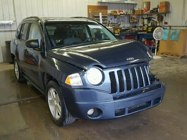 1J8FF47W67D279055 - 2007 JEEP COMPASS BLUE photo 1