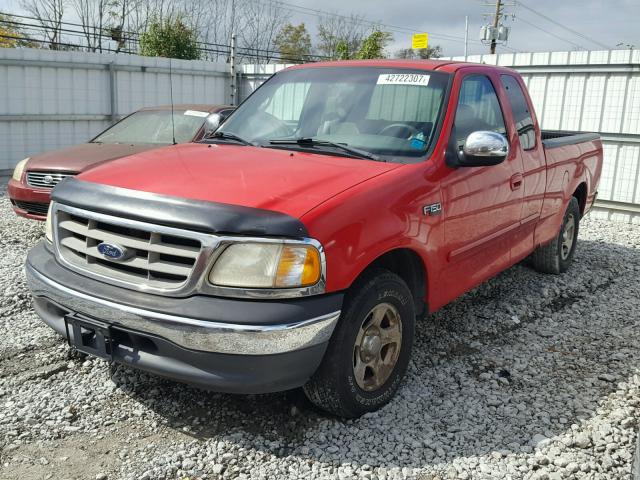 1FTZX17231NA95352 - 2001 FORD F150 RED photo 2