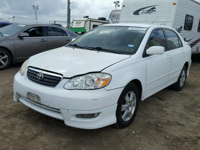 1NXBR32E96Z640343 - 2006 TOYOTA COROLLA CE WHITE photo 2