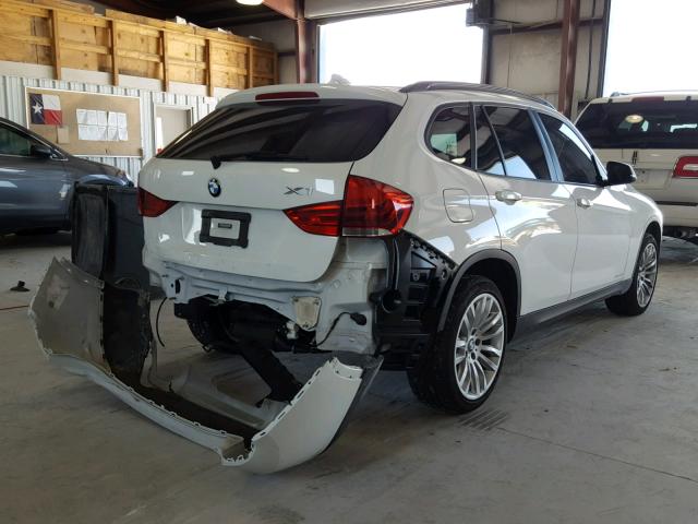 WBAVL1C58EVY13989 - 2014 BMW X1 XDRIVE2 WHITE photo 4