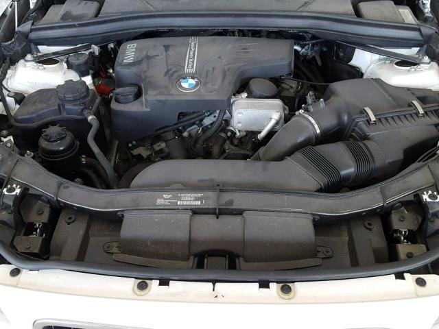 WBAVL1C58EVY13989 - 2014 BMW X1 XDRIVE2 WHITE photo 7