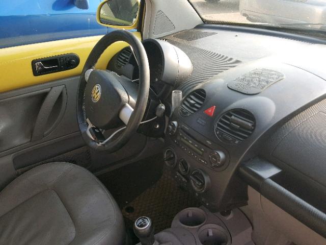 3VWCR31C14M422095 - 2004 VOLKSWAGEN NEW BEETLE ყვითელი ფოტო 9