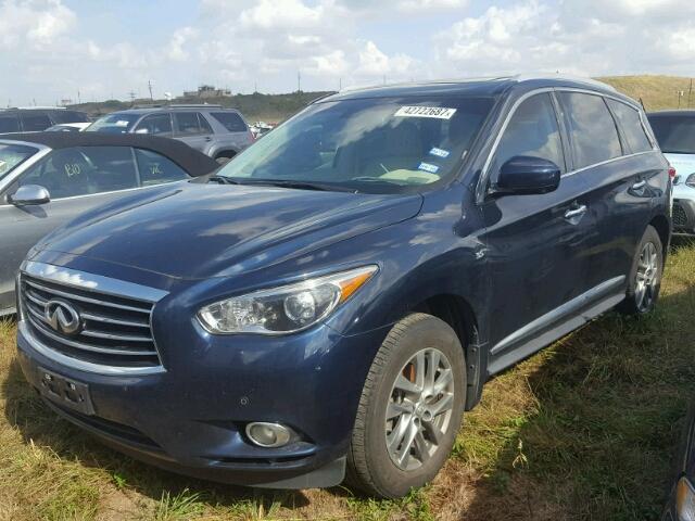 5N1AL0MM8FC516702 - 2015 INFINITI QX60 BLUE photo 2