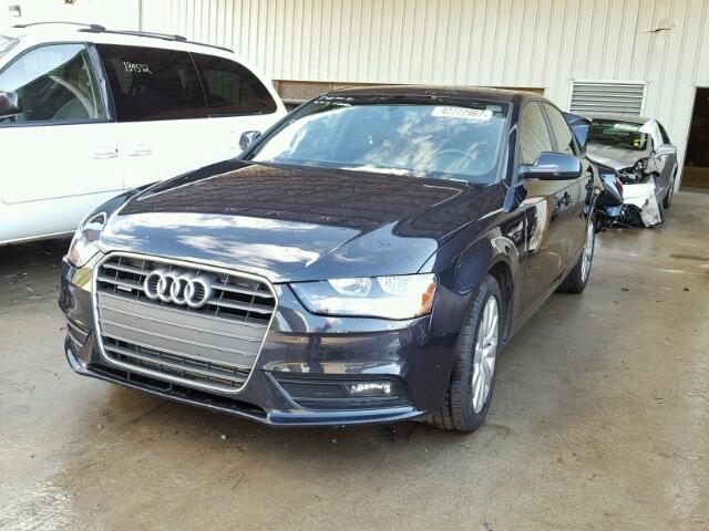 WAUBFAFL7EN022552 - 2014 AUDI A4 BLACK photo 2