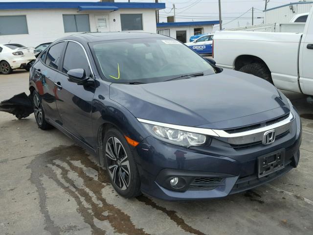 19XFC1F72GE013216 - 2016 HONDA CIVIC EXL ლურჯი ფოტო 1